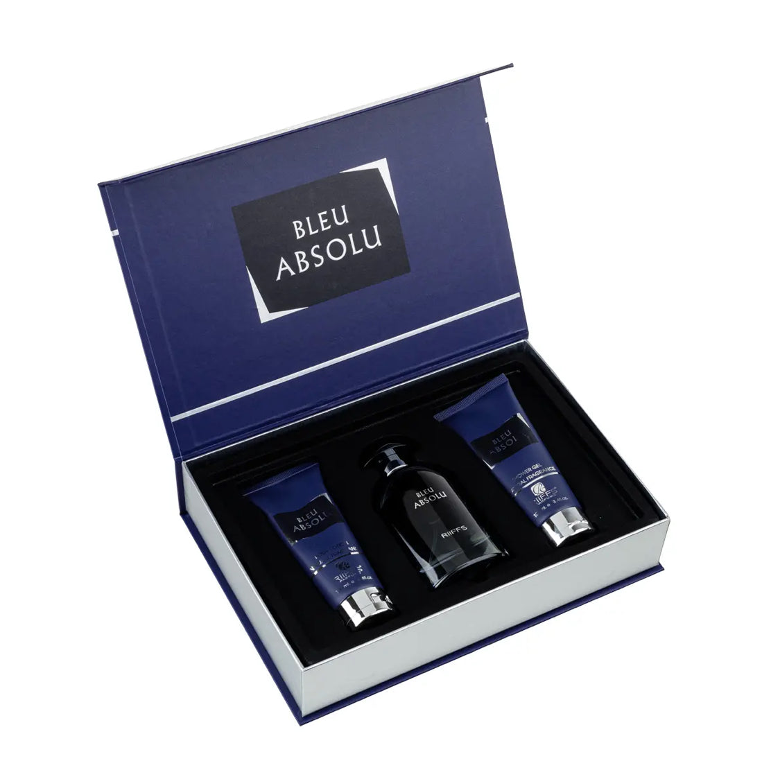 Set Cadou Bleu Absolu Parfum, Gel De Dus, Lotiune de corp, Riiffs-0