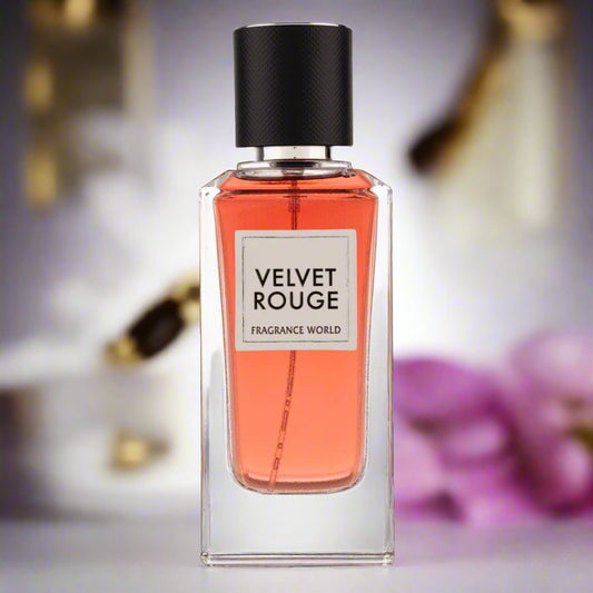 Velvet Rouge, Fragrance World - Parfum Damă - inspirat din YSL Rouge Velours