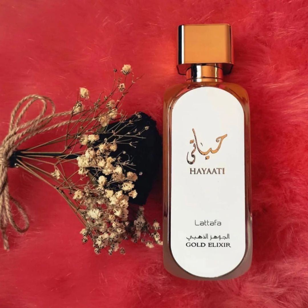 Hayaati Gold Elixir - Lattafa, Parfum arabesc Unisex - Glamor Romania