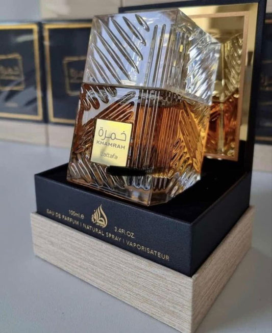 Khamrah Lattafa - Parfum Unisex Oriental, dulce si sofisticat