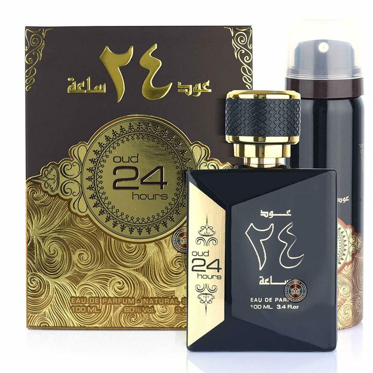 Set Oud 24 Hours – Parfum arabesc oriental vanilat, unisex