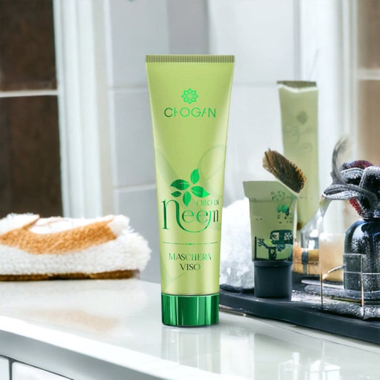 Masca exfolianta pentru față cu argila verde si ulei de Neem