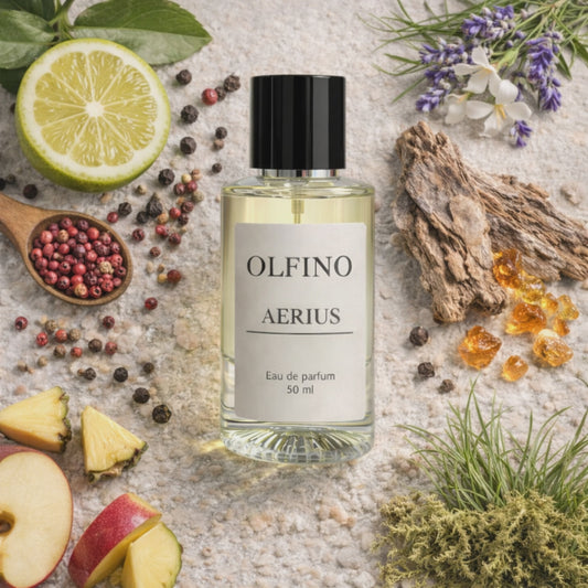 Parfum bărbati – aromatic lemnos – Olfino Aerius